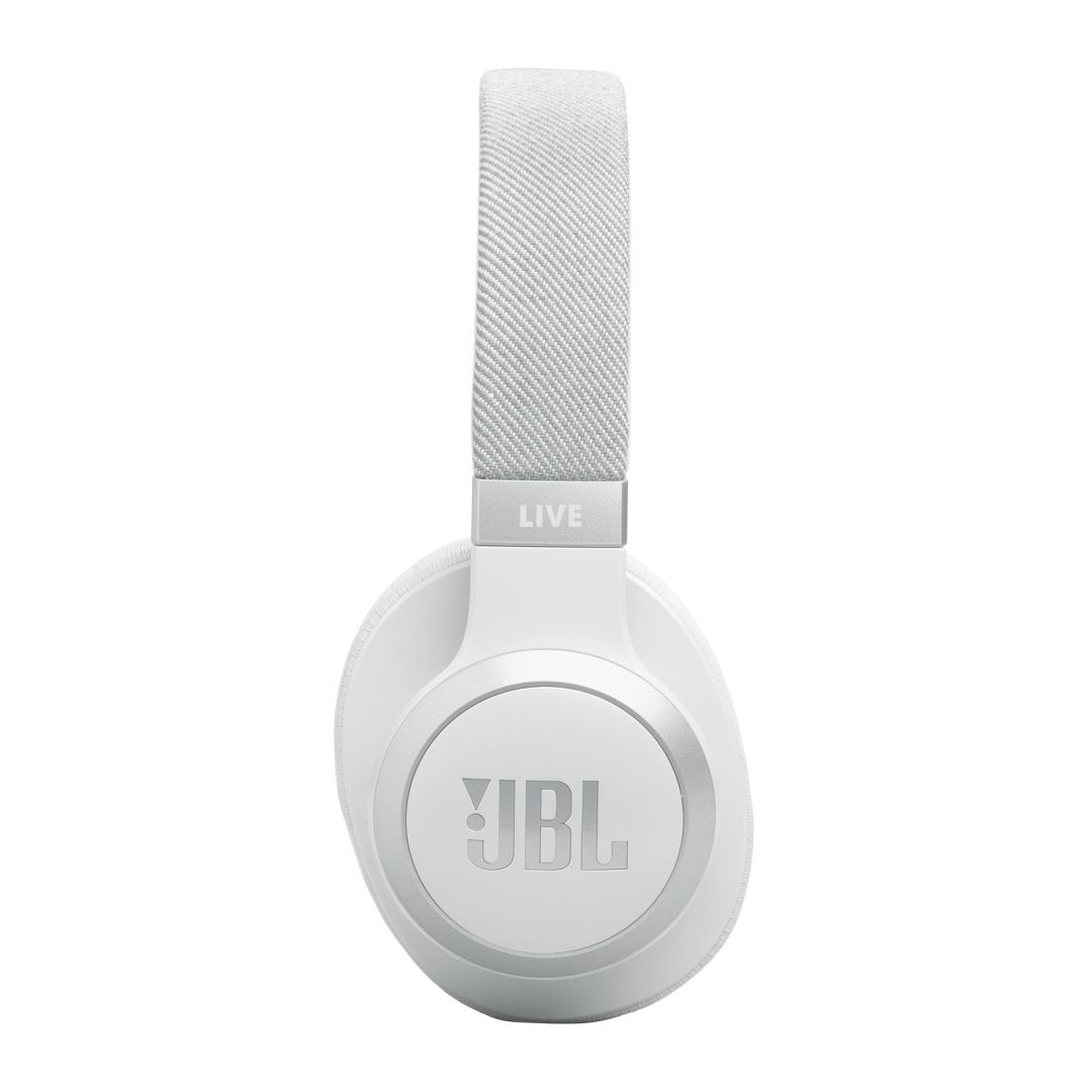 JBL Live 770NC Bluetooth Over-Ear Noise-Cancelling Headset White JBL Live 770NC Bluetooth Over-Ear Noise-Cancelling Headset White