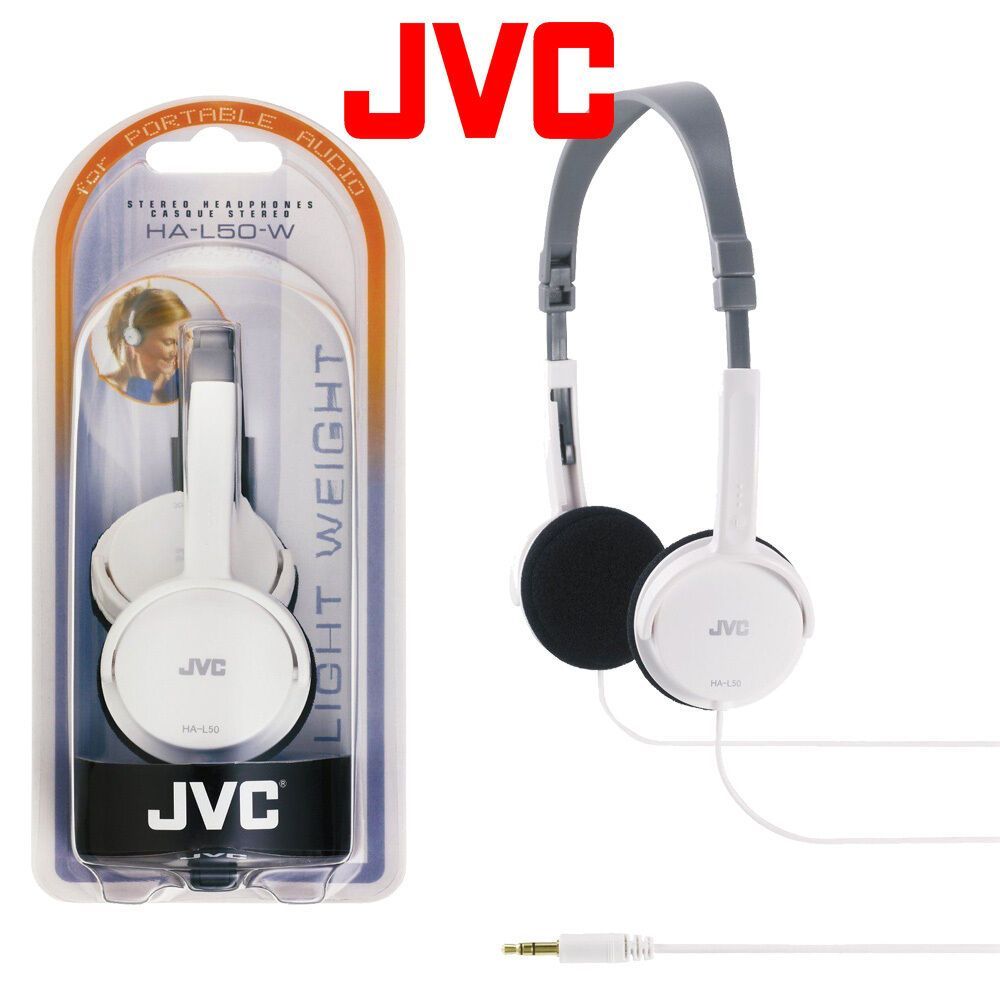 JVC HA-L50B Headphones White JVC HA-L50B Headphones White