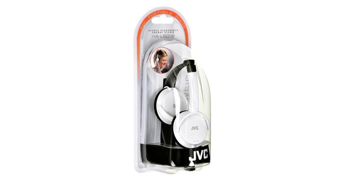 JVC HA-L50B Headphones White JVC HA-L50B Headphones White