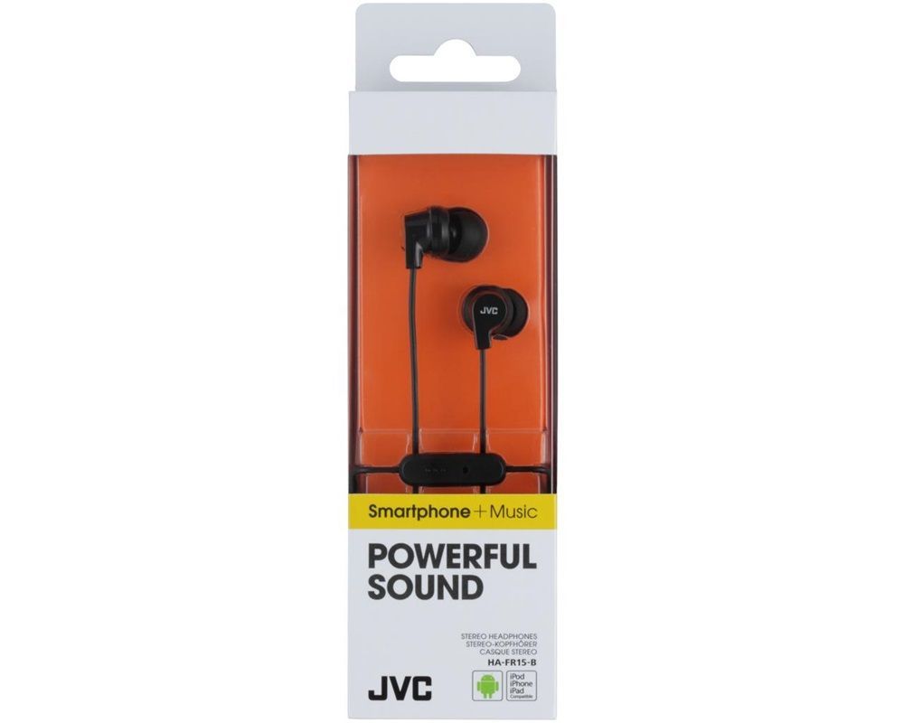 JVC HA-FR15B Headset Black JVC HA-FR15B Headset Black