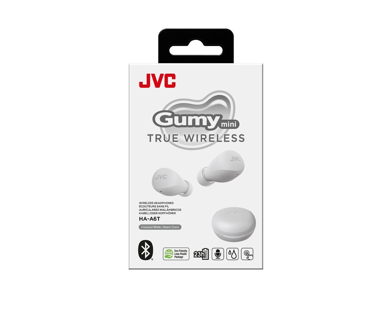 JVC HA-A6TW True Wireless Bluetooth Headset White JVC HA-A6TW True Wireless Bluetooth Headset White