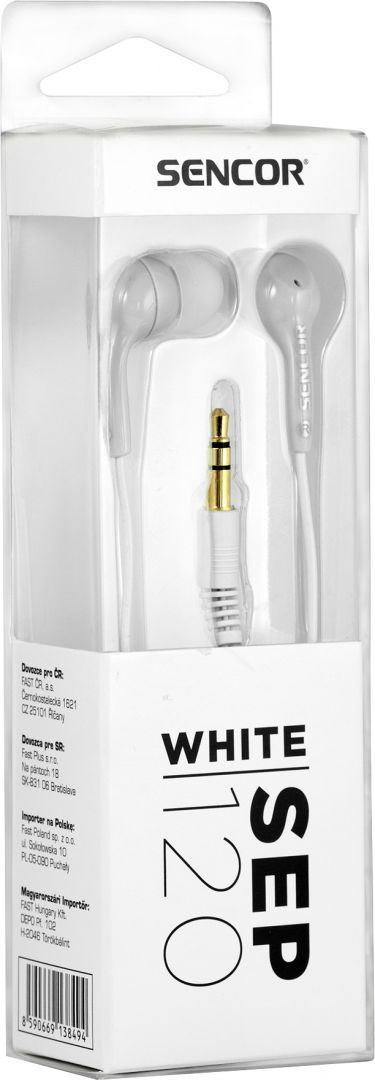 Sencor SEP 120 Earphones White Sencor SEP 120 Earphones White