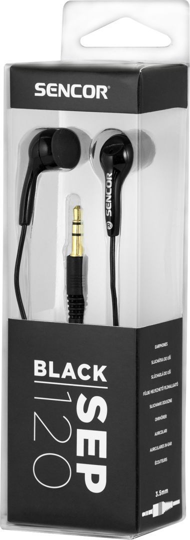 Sencor SEP 120 Earphones Black Sencor SEP 120 Earphones Black