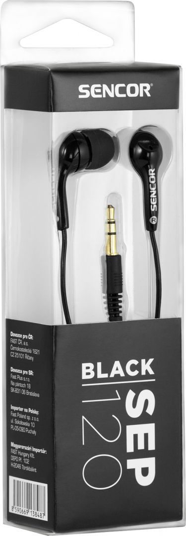 Sencor SEP 120 Earphones Black Sencor SEP 120 Earphones Black