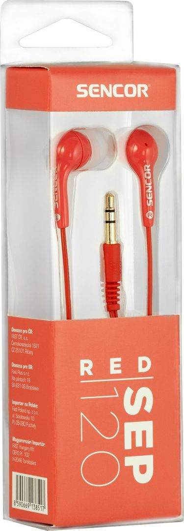 Sencor SEP 120 Earphones Red Sencor SEP 120 Earphones Red