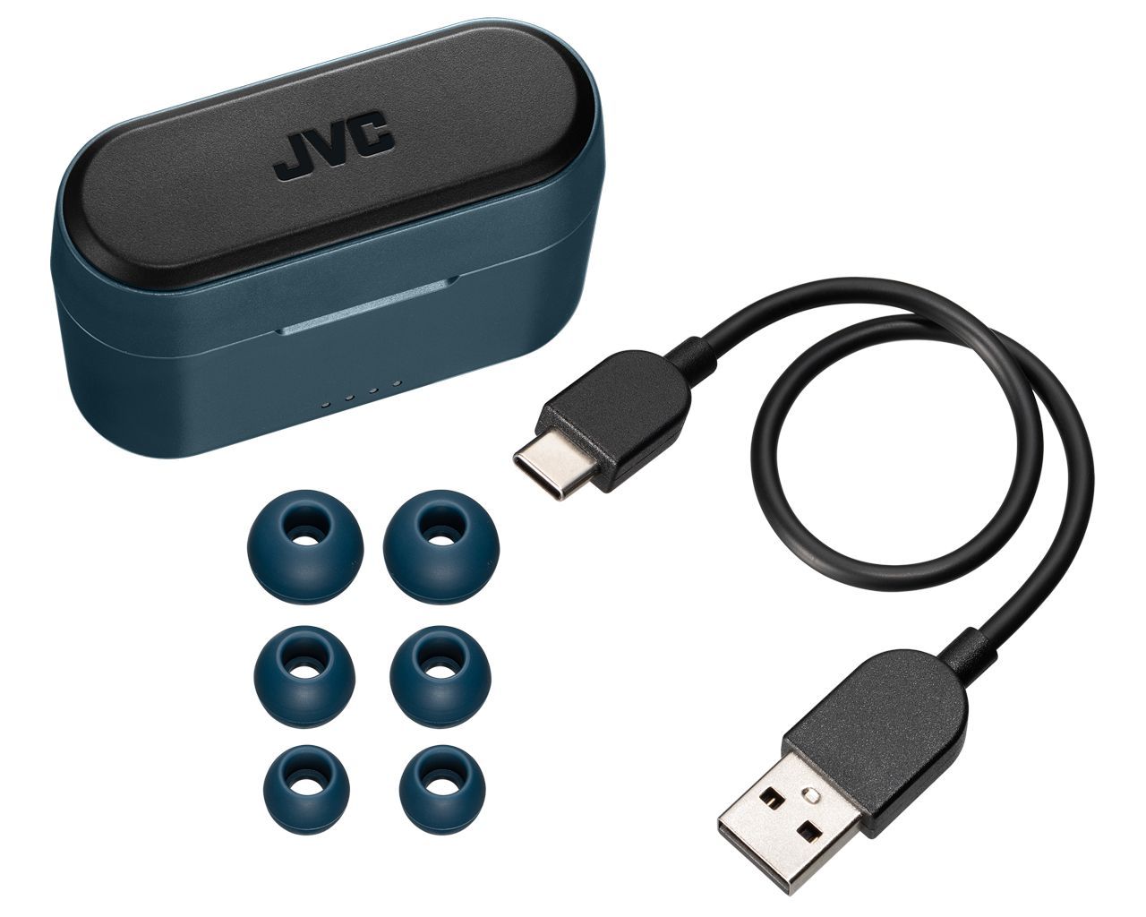 JVC HA-A9TA TWS Bluetooth Headset Blue JVC HA-A9TA TWS Bluetooth Headset Blue