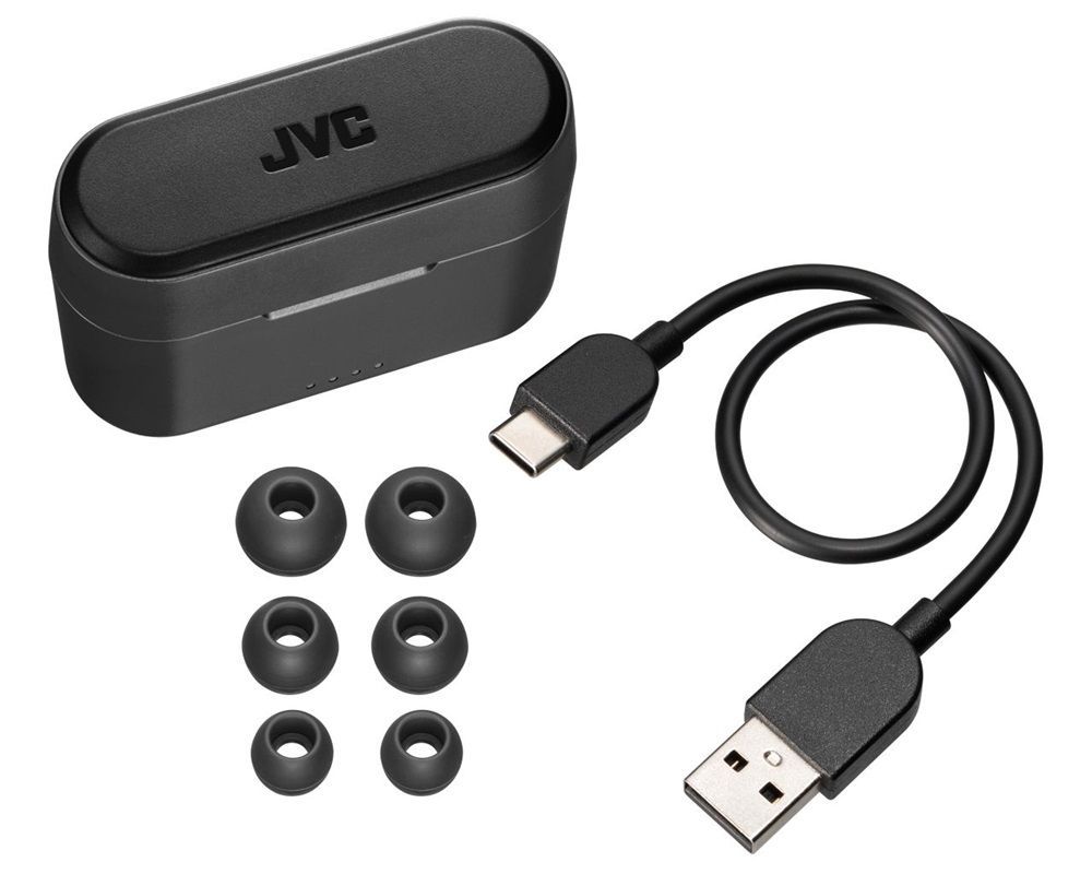 JVC HA-A9TB TWS Bluetooth Headset Black JVC HA-A9TB TWS Bluetooth Headset Black