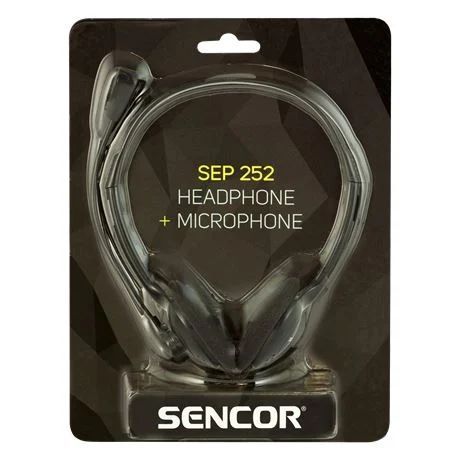 Sencor SEP 252 Headset Black Sencor SEP 252 Headset Black
