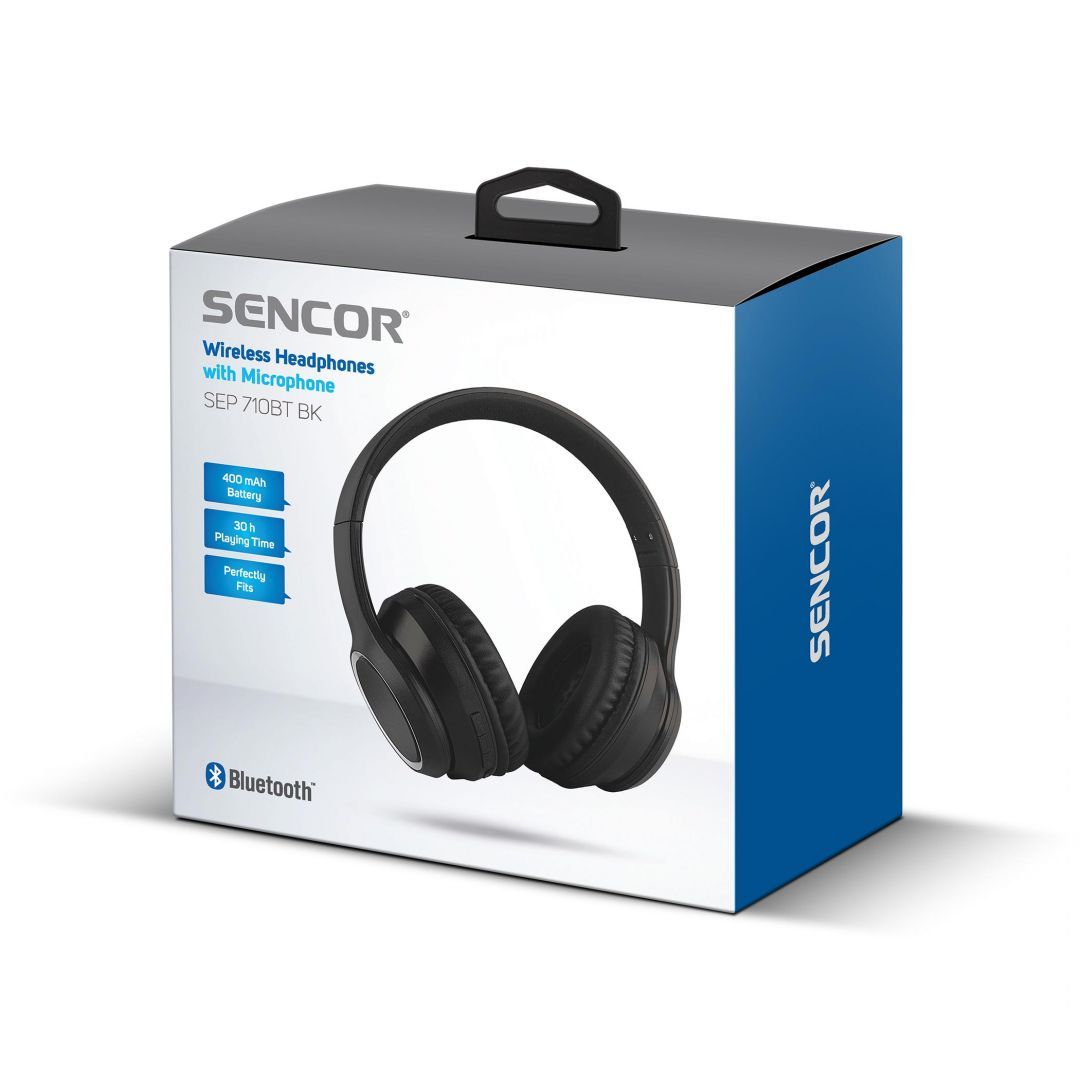 Sencor SEP 710BT Bluetooth Headset Black Sencor SEP 710BT Bluetooth Headset Black