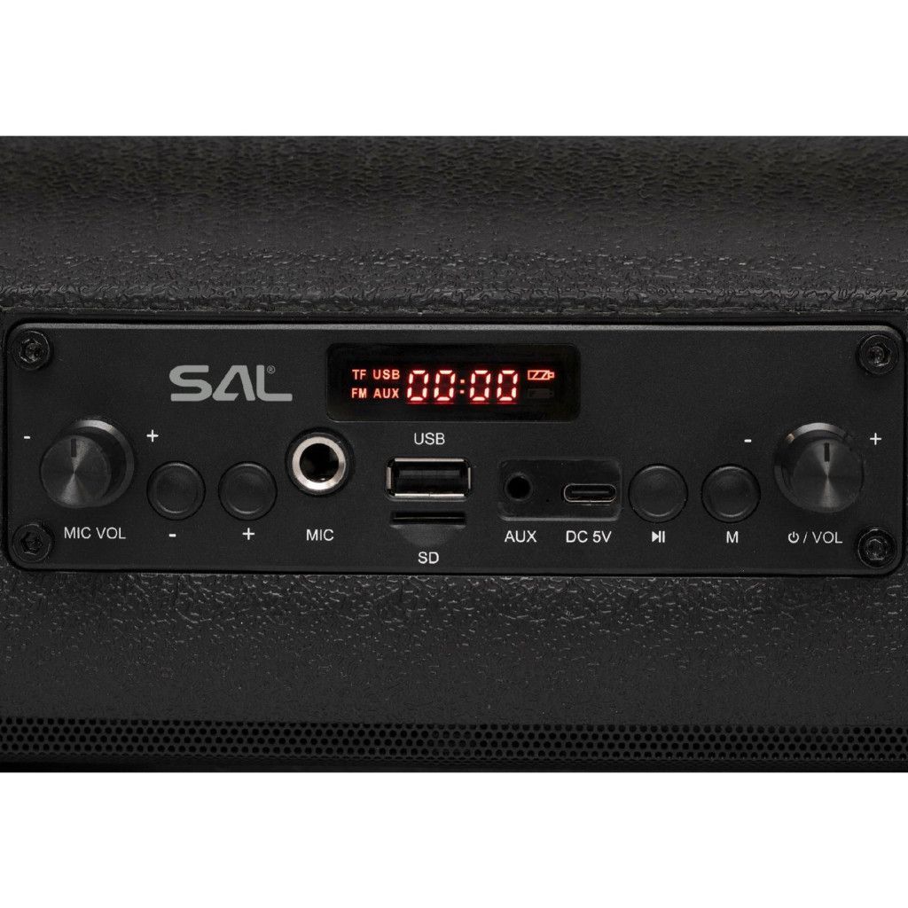 SAL BTWORKY munka és szabadidő hangszóró Black SAL BTWORKY munka és szabadidő hangszóró Black