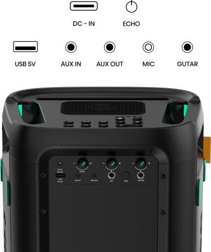 Hisense Party Storm1 300W Bluetooth Speaker + 2 Microphone Black