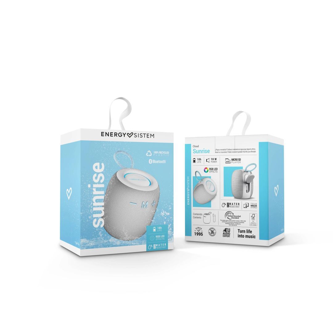 Energy Sistem Sunrise Bluetooth Speaker Grey Energy Sistem Sunrise Bluetooth Speaker Grey