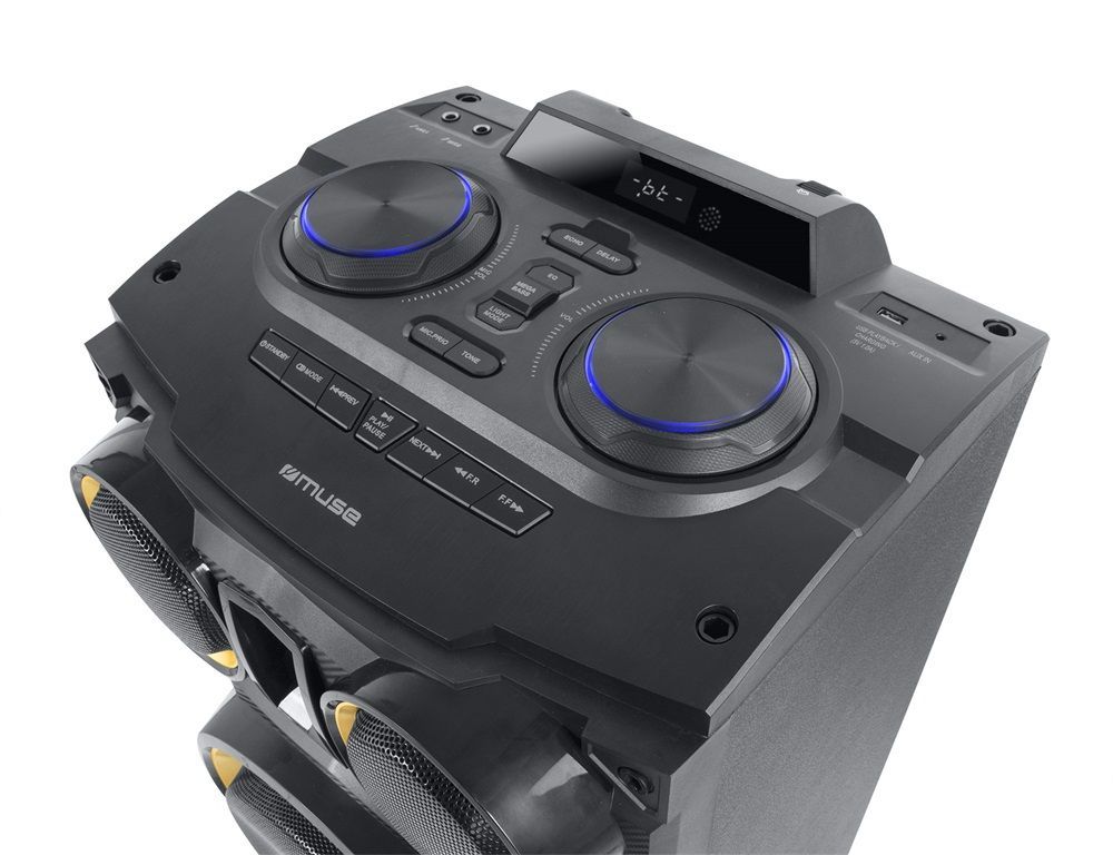 Muse M-1988 DJ Bluetooth Party Box Speaker Black