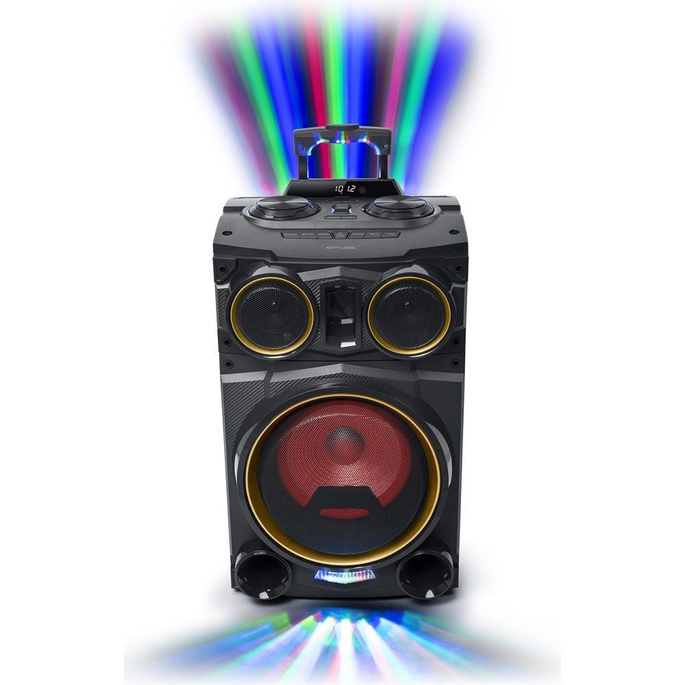 Muse M-1938 DJ Bluetooth Party Box Speaker Black Muse M-1938 DJ Bluetooth Party Box Speaker Black