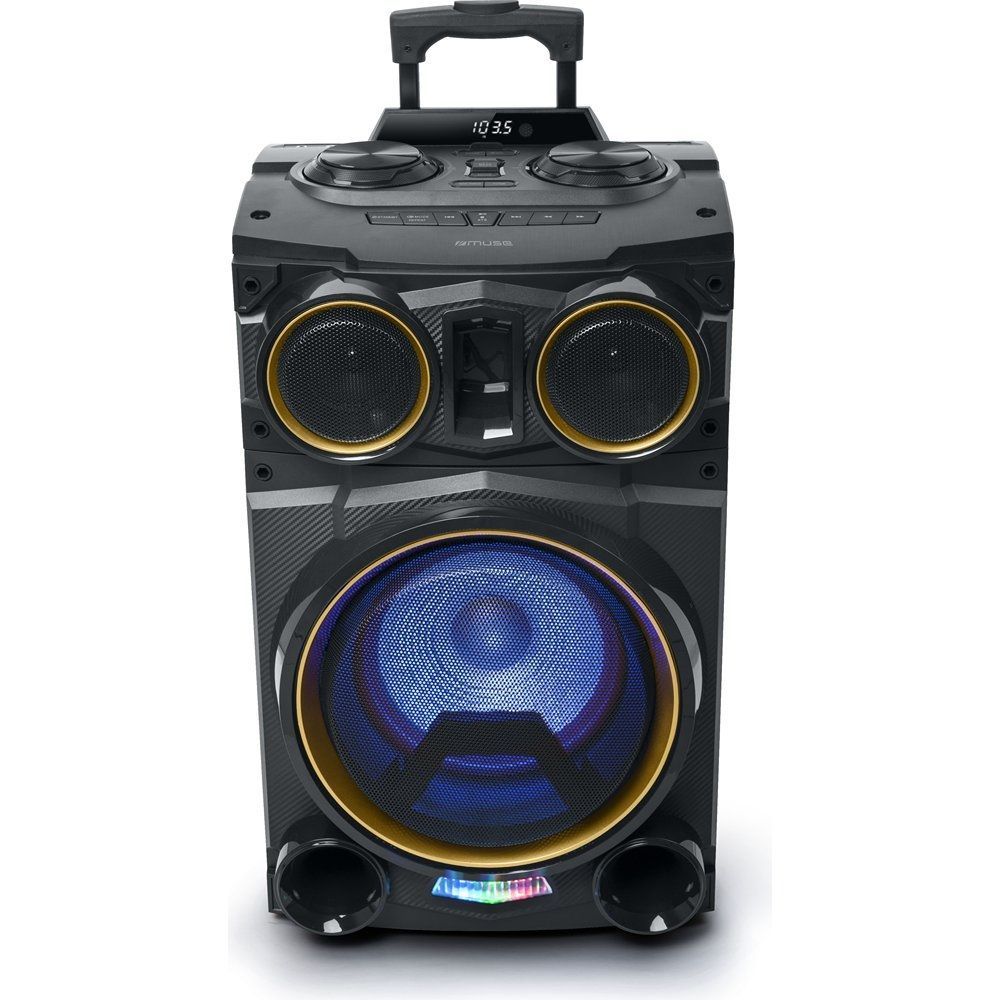 Muse M-1938 DJ Bluetooth Party Box Speaker Black Muse M-1938 DJ Bluetooth Party Box Speaker Black