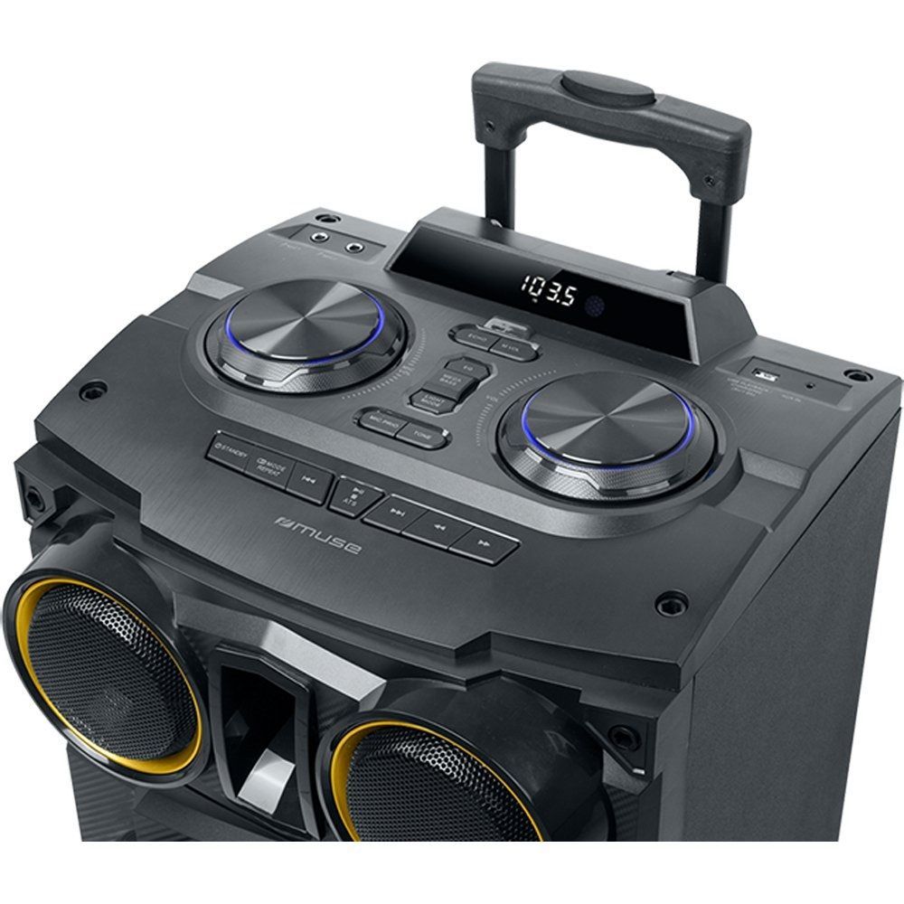 Muse M-1938 DJ Bluetooth Party Box Speaker Black Muse M-1938 DJ Bluetooth Party Box Speaker Black