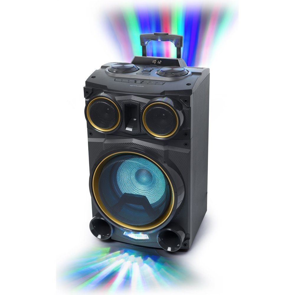 Muse M-1938 DJ Bluetooth Party Box Speaker Black Muse M-1938 DJ Bluetooth Party Box Speaker Black