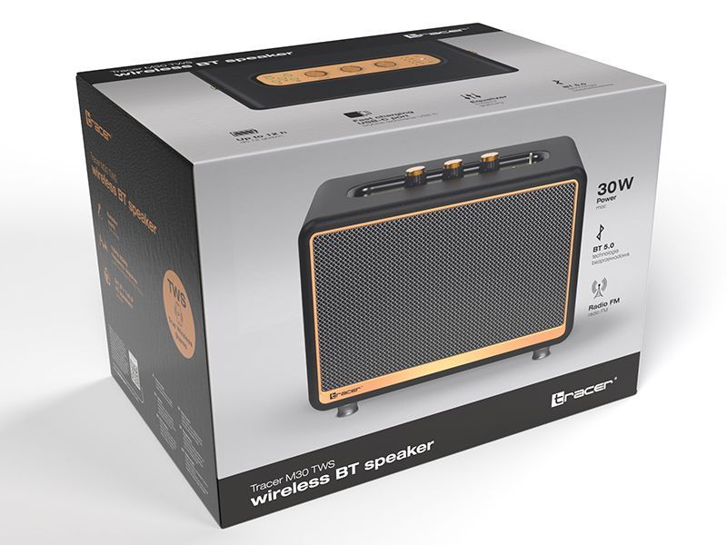 Tracer M30 TWS Bluetooth Speaker Black Tracer M30 TWS Bluetooth Speaker Black