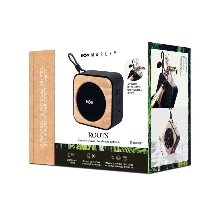 Marley Roots Bluetooth Speaker Black Marley Roots Bluetooth Speaker Black