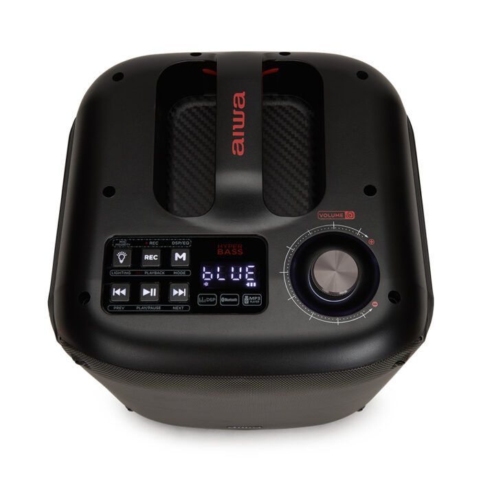Aiwa KBTUS-250 Portable Bluetooth Party Speaker Black Aiwa KBTUS-250 Portable Bluetooth Party Speaker Black