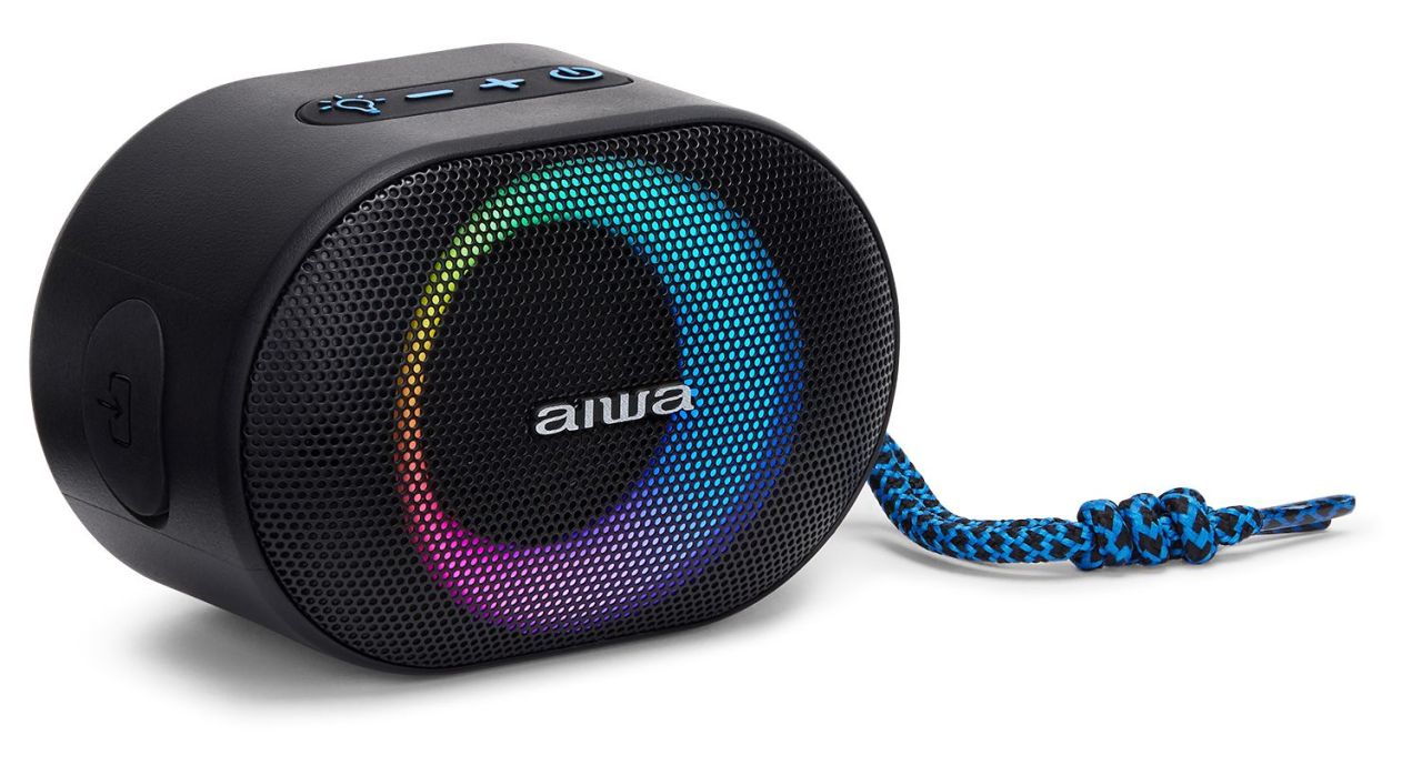 Aiwa BST-330BL Portable Bluetooth Speaker Black/Blue Aiwa BST-330BL Portable Bluetooth Speaker Black/Blue