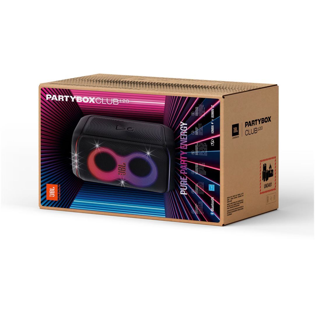 JBL Partybox Club 120 Bluetooth Speaker Black JBL Partybox Club 120 Bluetooth Speaker Black