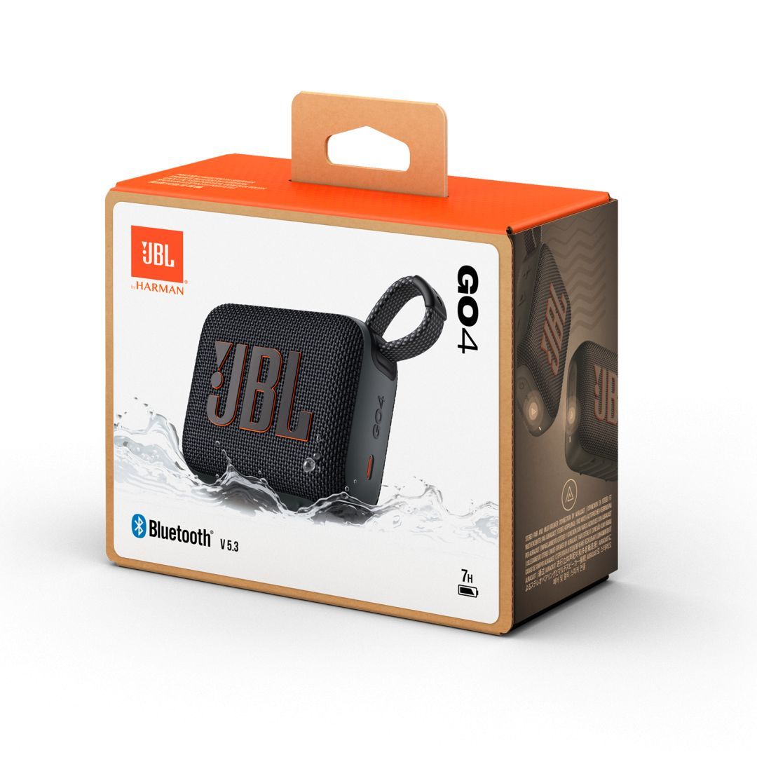 JBL Go 4 Ultra-Portable Bluetooth Speaker Black JBL Go 4 Ultra-Portable Bluetooth Speaker Black