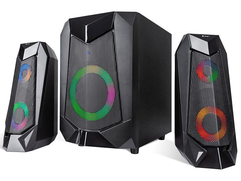 Tracer 2.1 Hi-Cube RGB Flow Bluetooth Speaker Black Tracer 2.1 Hi-Cube RGB Flow Bluetooth Speaker Black