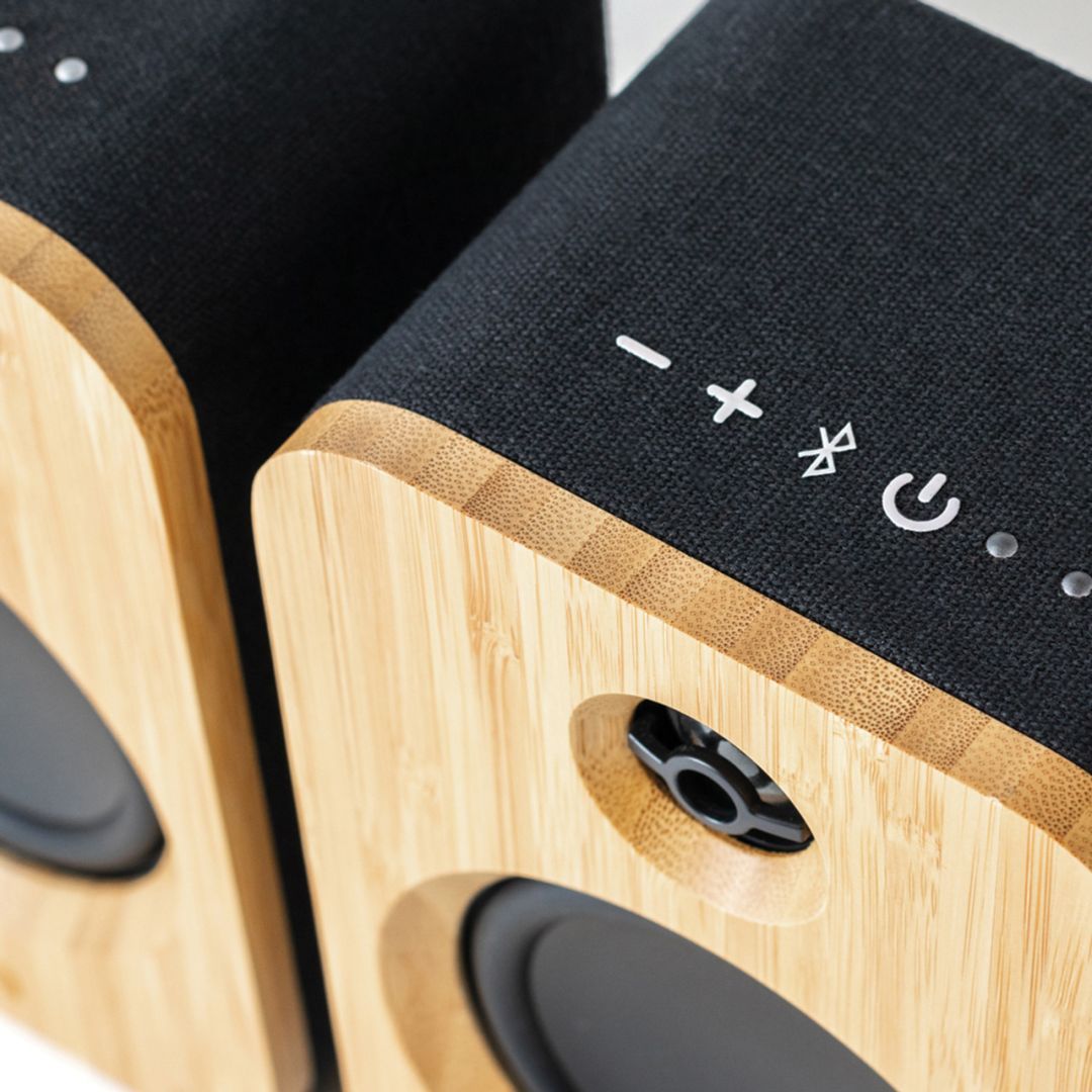 Marley Get Together DUO Bluetooth Speaker Black/Wood Marley Get Together DUO Bluetooth Speaker Black/Wood