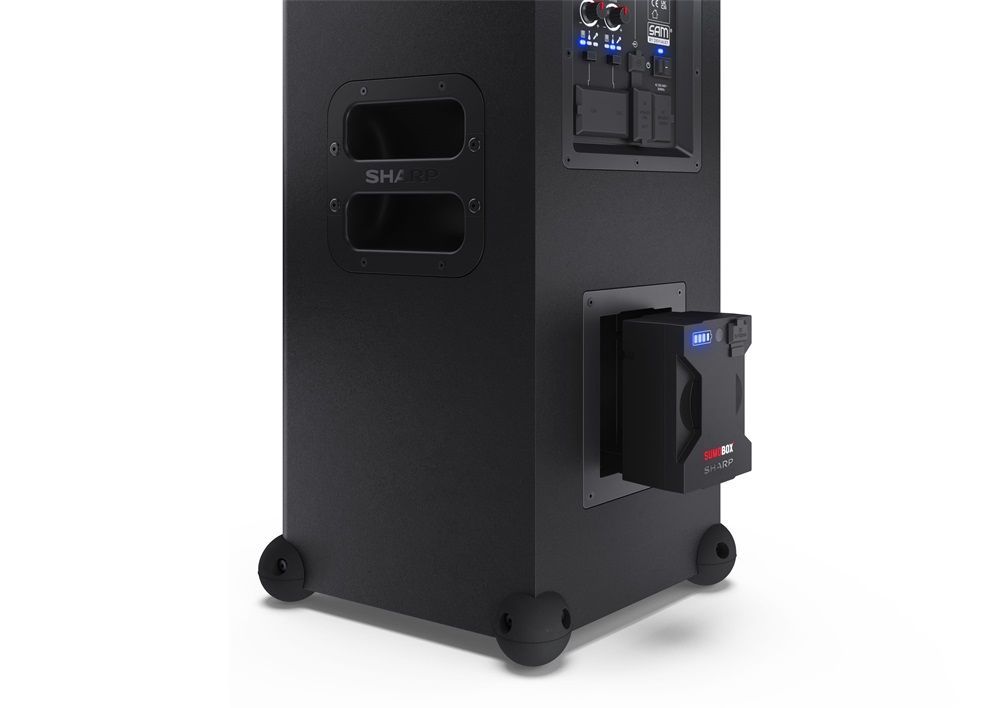 Sharp CP-LS100 SUMOBOX Portable Bluetooth Speaker Black Sharp CP-LS100 SUMOBOX Portable Bluetooth Speaker Black