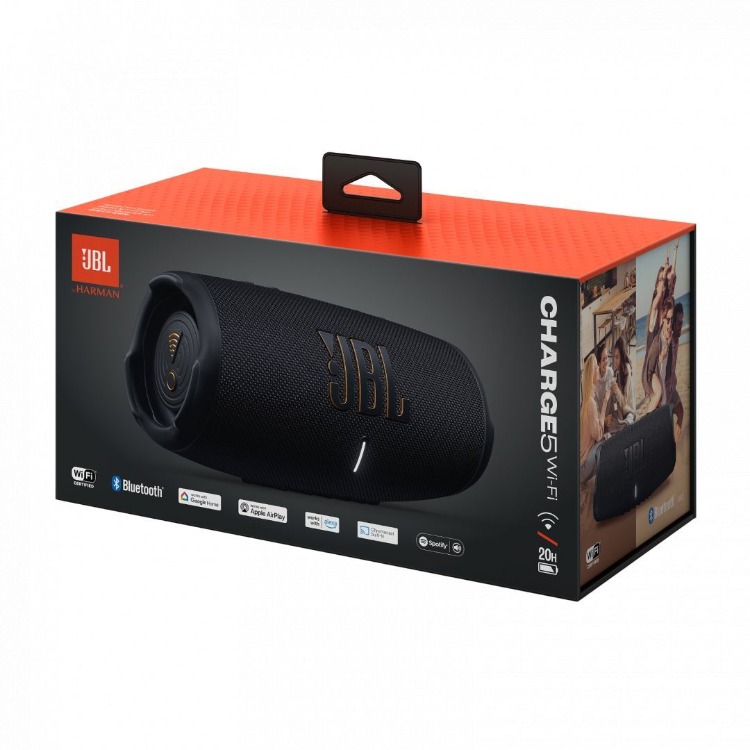 JBL Charge 5 WiFi Bluetooth Speaker Black JBL Charge 5 WiFi Bluetooth Speaker Black