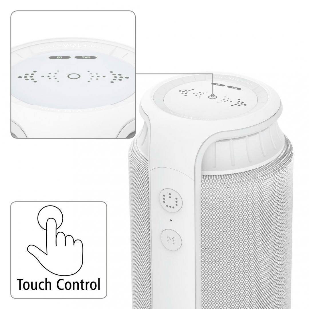 Hama Pipe 2.0 Bluetooth Speaker White Hama Pipe 2.0 Bluetooth Speaker White