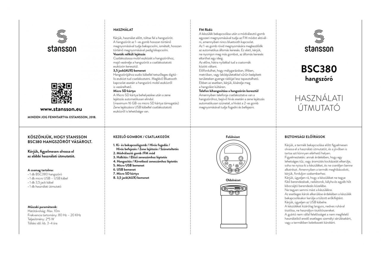 Stansson BSC380R Bluetooth Speaker Red Stansson BSC380R Bluetooth Speaker Red