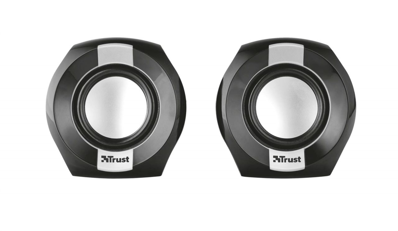 Trust Polo Compact 2.0 Speaker Set Black/Silver Trust Polo Compact 2.0 Speaker Set Black/Silver