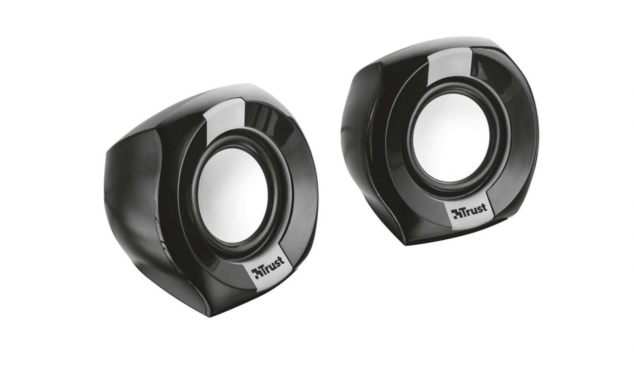 Trust Polo Compact 2.0 Speaker Set Black/Silver Trust Polo Compact 2.0 Speaker Set Black/Silver