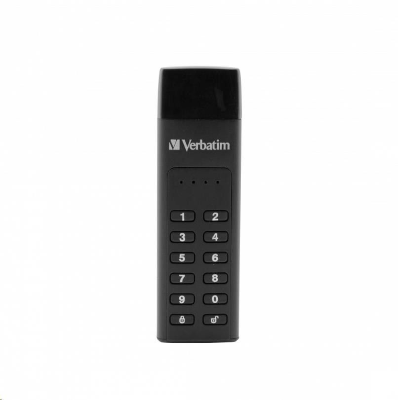 Verbatim 32GB Keypad Secure USB-C USB3.2 Black Verbatim 32GB Keypad Secure USB-C USB3.2 Black