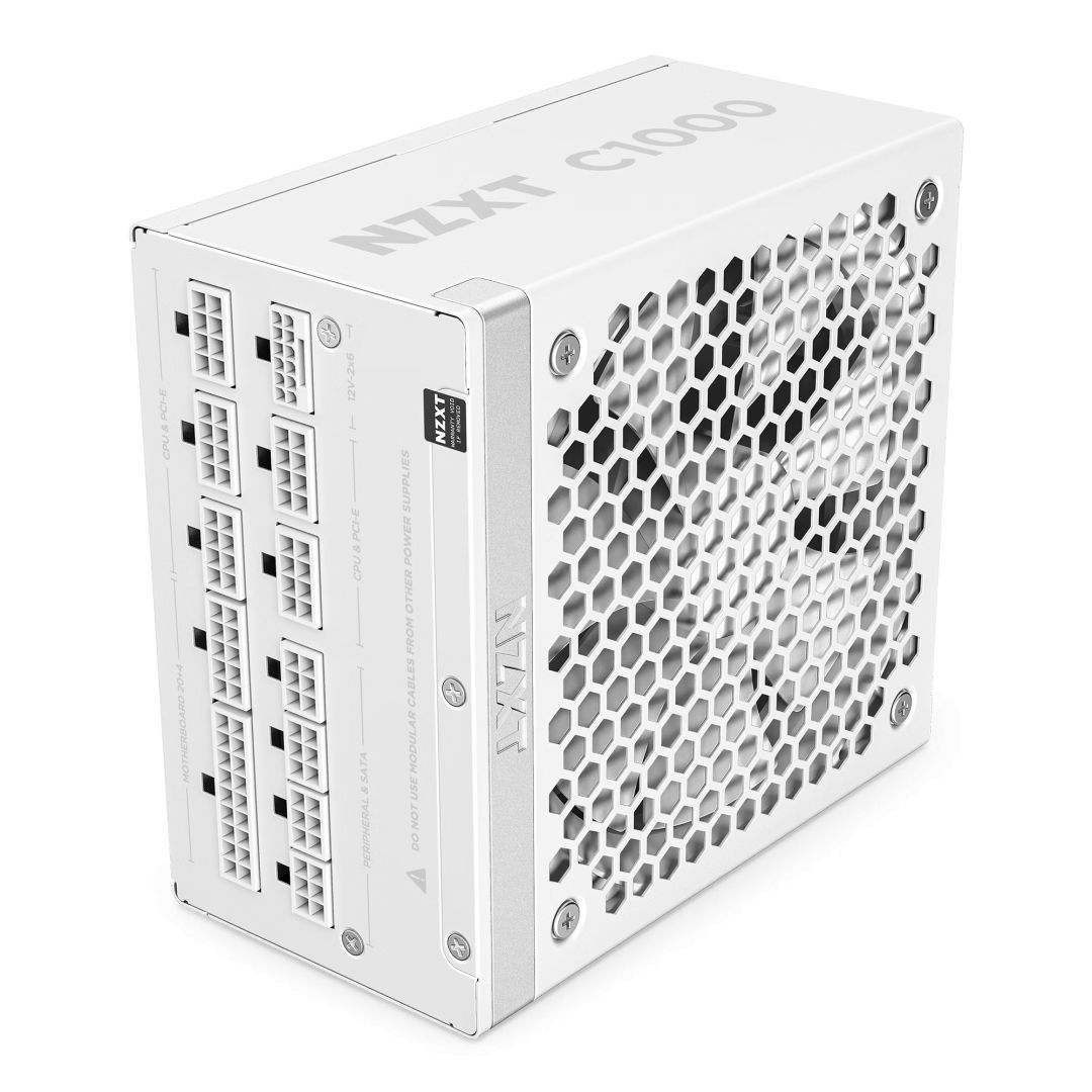 NZXT 1000W 80+ Gold C1000 ATX 3.1 Matte White NZXT 1000W 80+ Gold C1000 ATX 3.1 Matte White