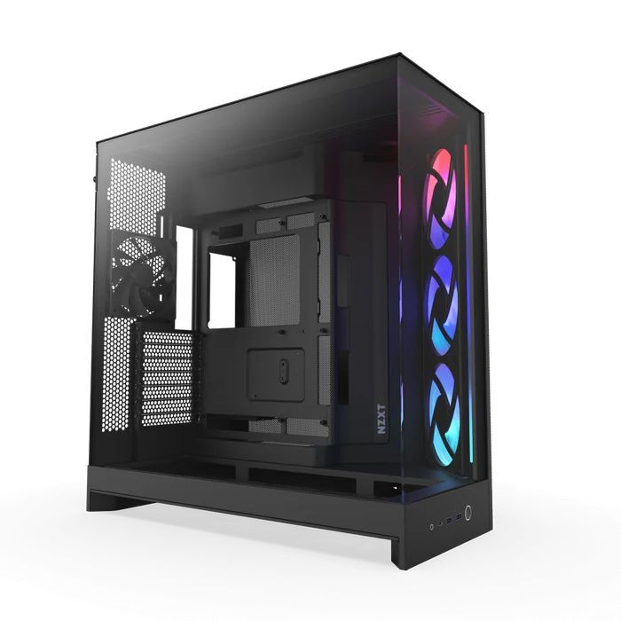 NZXT H9 Flow RGB Tempered Glass Black NZXT H9 Flow RGB Tempered Glass Black