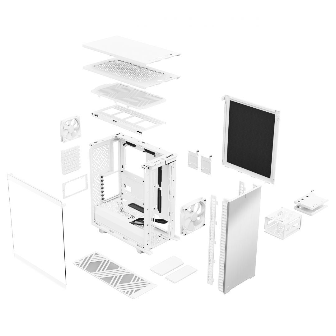 Fractal Design Define 7 Compact Tempered Glass White