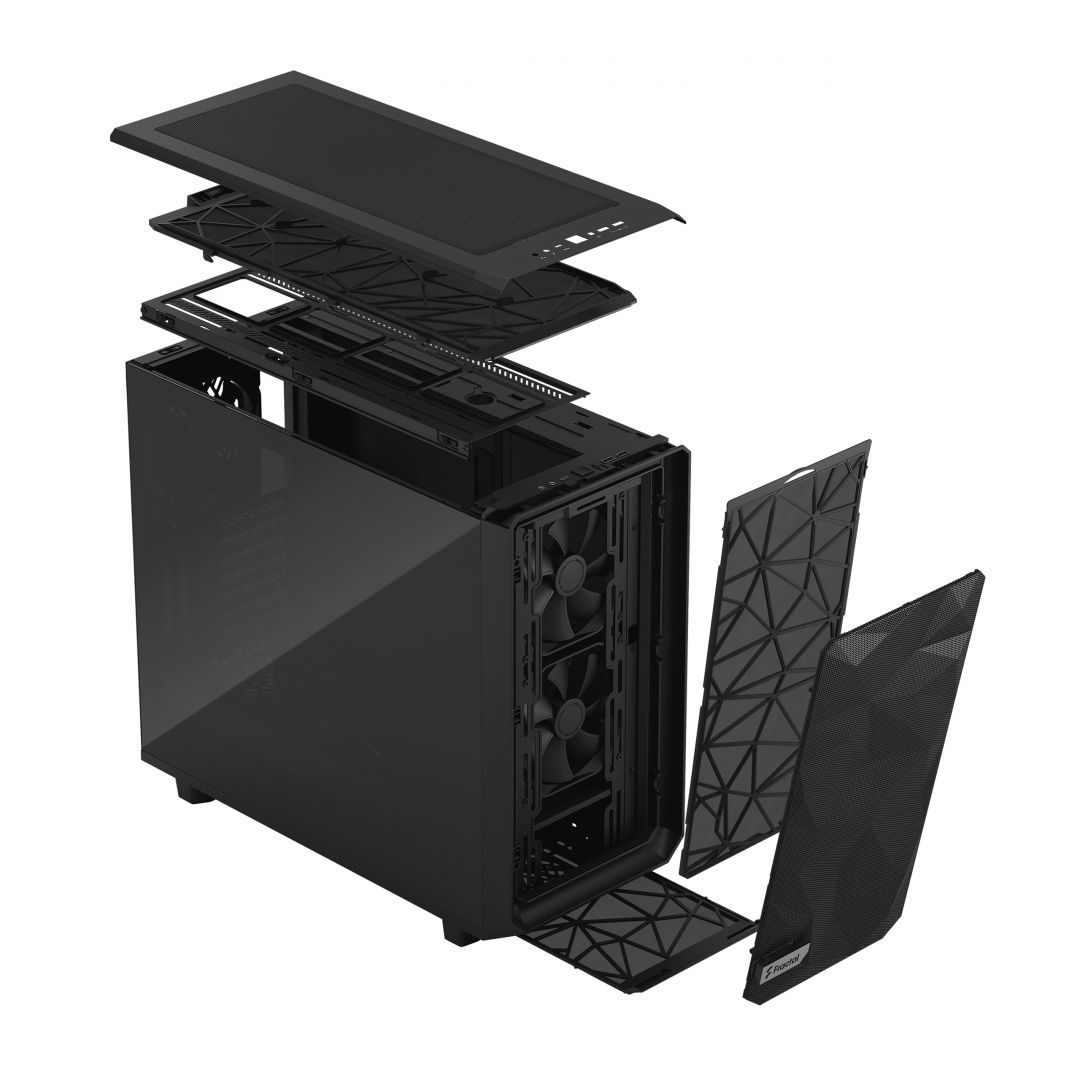 Fractal Design Meshify 2 Dark Tempered Glass Black Fractal Design Meshify 2 Dark Tempered Glass Black