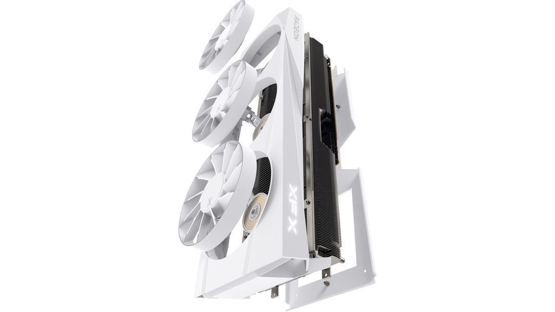 XFX RX9070 XT White 16GB DDR6 Quicksilver Magnetic Air Edition