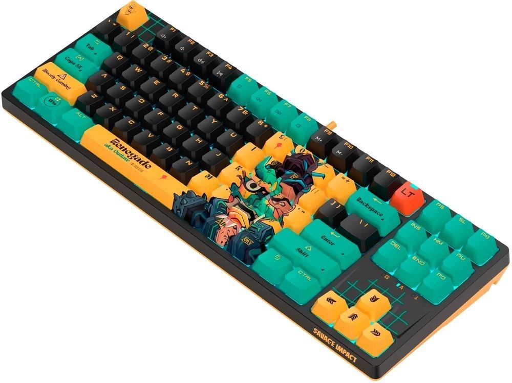 A4-Tech Bloody AT87 RGB Renegade Gaming Keyboard Black US A4-Tech Bloody AT87 RGB Renegade Gaming Keyboard Black US