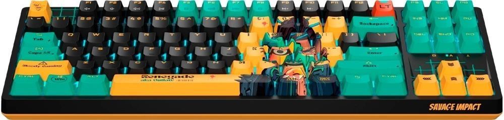 A4-Tech Bloody AT87 RGB Renegade Gaming Keyboard Black US A4-Tech Bloody AT87 RGB Renegade Gaming Keyboard Black US