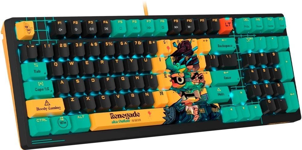 A4-Tech Bloody AT98 RGB Renegade Gaming Keyboard Black US A4-Tech Bloody AT98 RGB Renegade Gaming Keyboard Black US