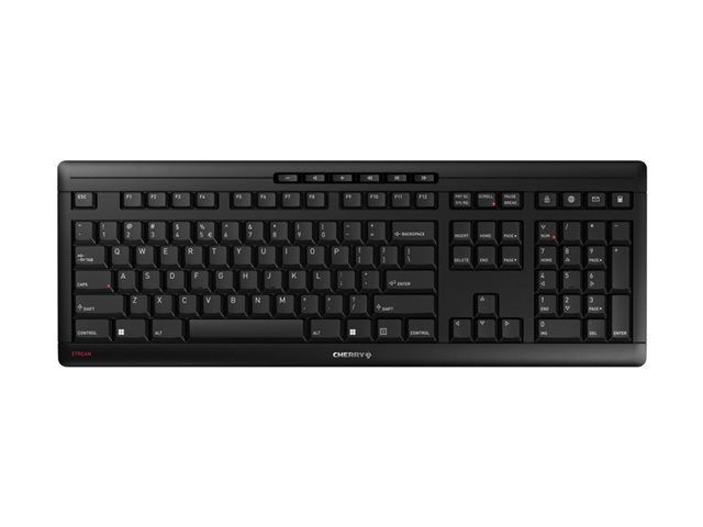 Cherry Stream Wireless Keyboard Black US Cherry Stream Wireless Keyboard Black US