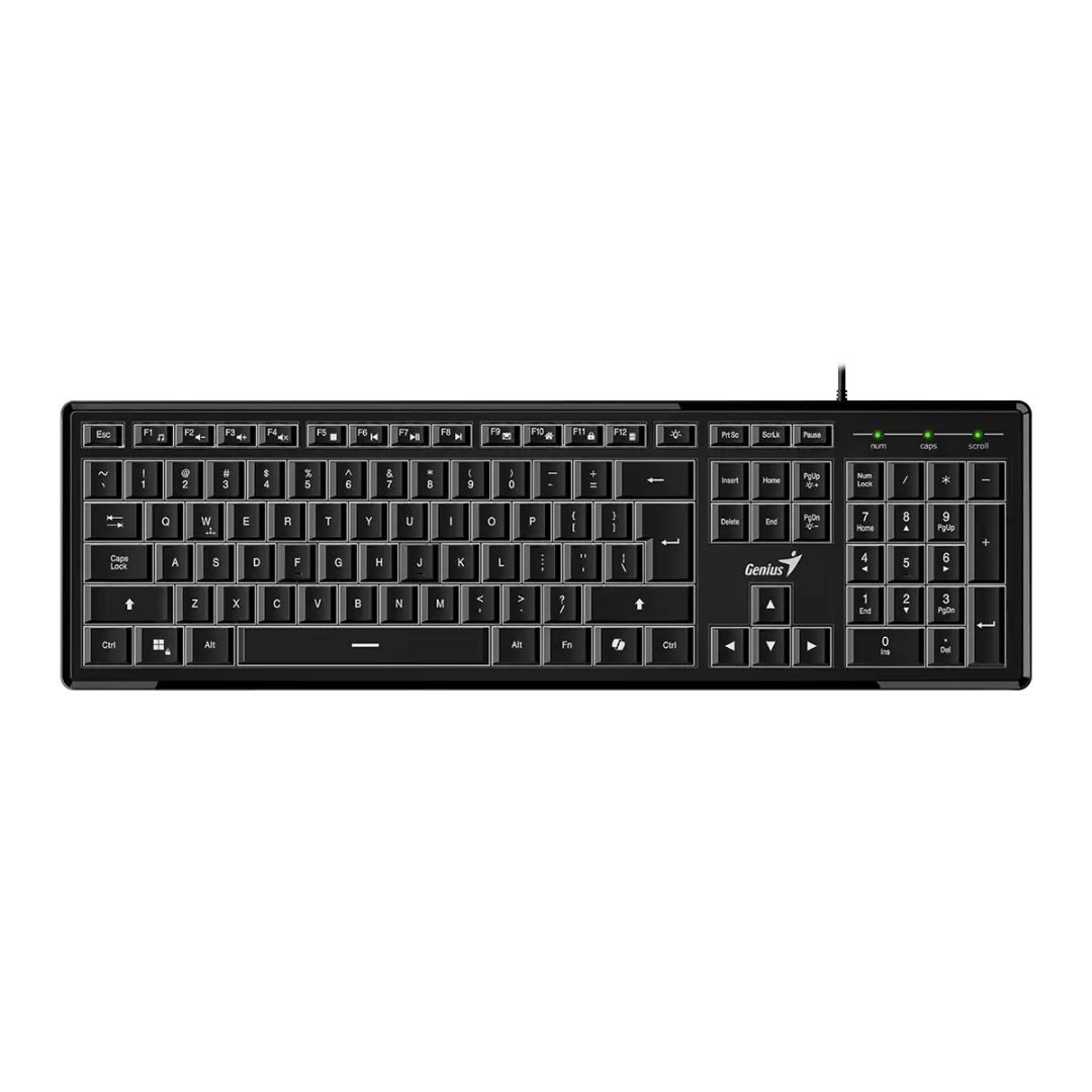 Genius SlimStar 820 Keyboard Black US Genius SlimStar 820 Keyboard Black US