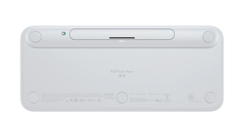 Logitech Pop Icon Wireless Keyboard Off White/Orange US Logitech Pop Icon Wireless Keyboard Off White/Orange US