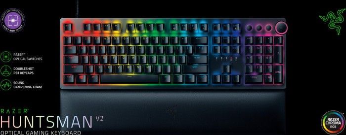 Razer Huntsman V2 Red Switch Mechanical Keyboard Black UK Razer Huntsman V2 Red Switch Mechanical Keyboard Black UK