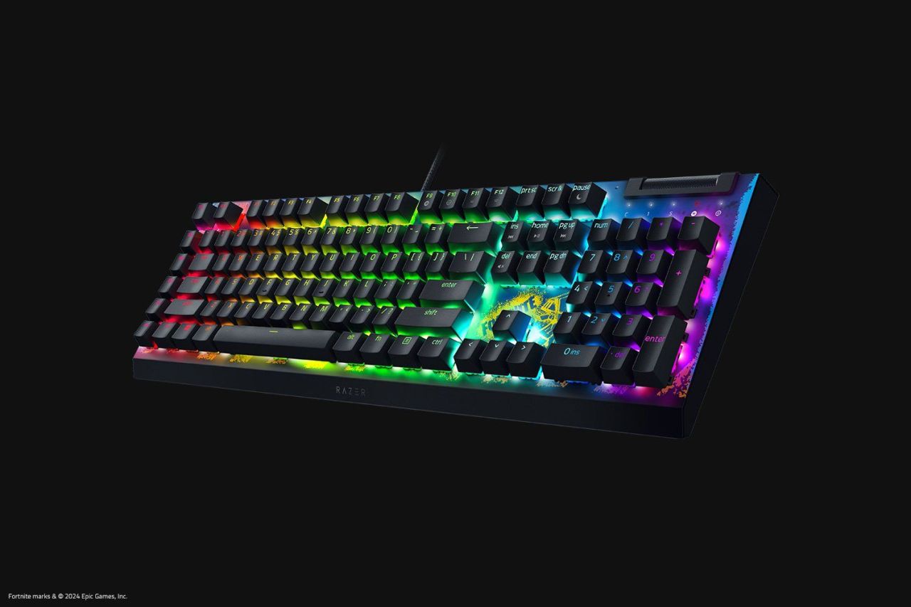 Razer BlackWidow V4 X Fortnite Edition Keyboard US Razer BlackWidow V4 X Fortnite Edition Keyboard US