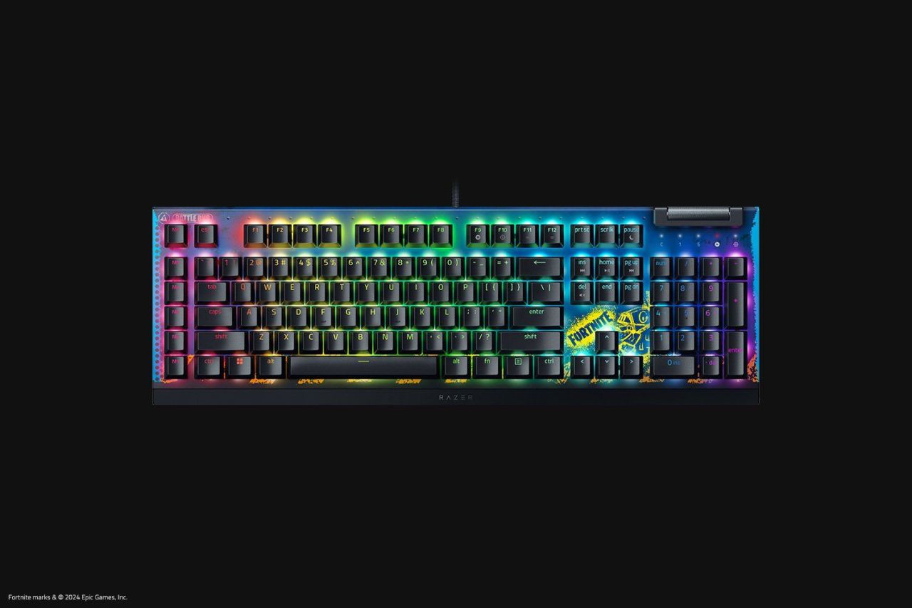Razer BlackWidow V4 X Fortnite Edition Keyboard US Razer BlackWidow V4 X Fortnite Edition Keyboard US
